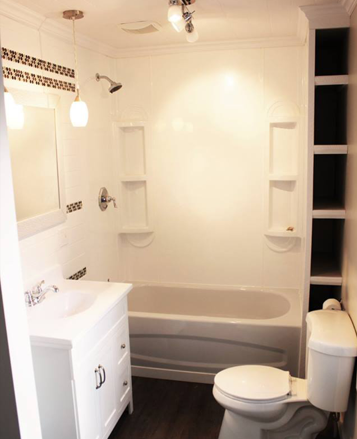 Salle de bain rénovée par Travaux Champagne